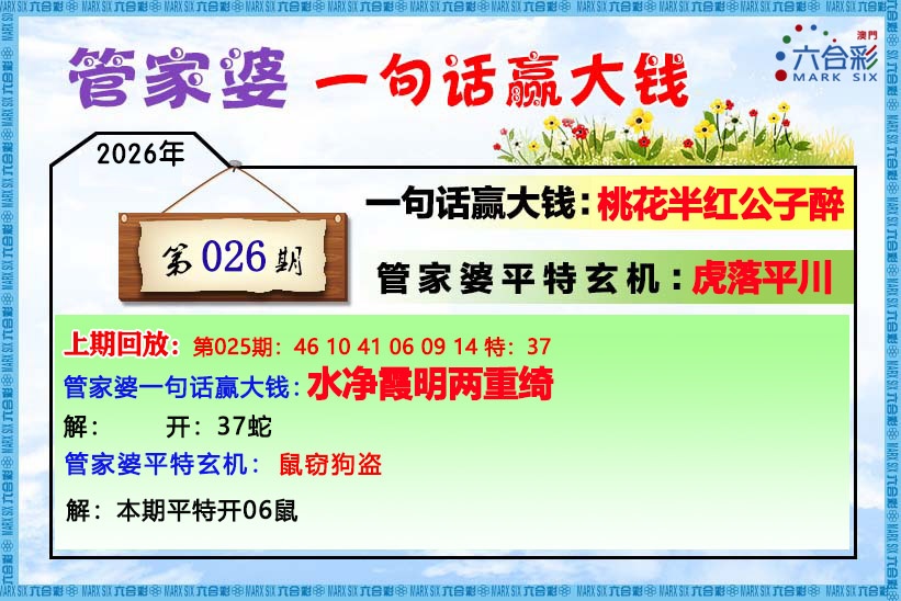 026期管家婆[图]