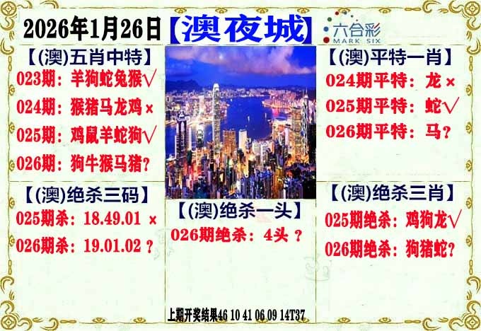 026期澳门夜城[图]