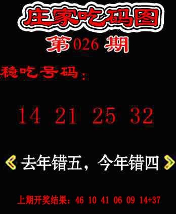 026期庄家吃码图[图]