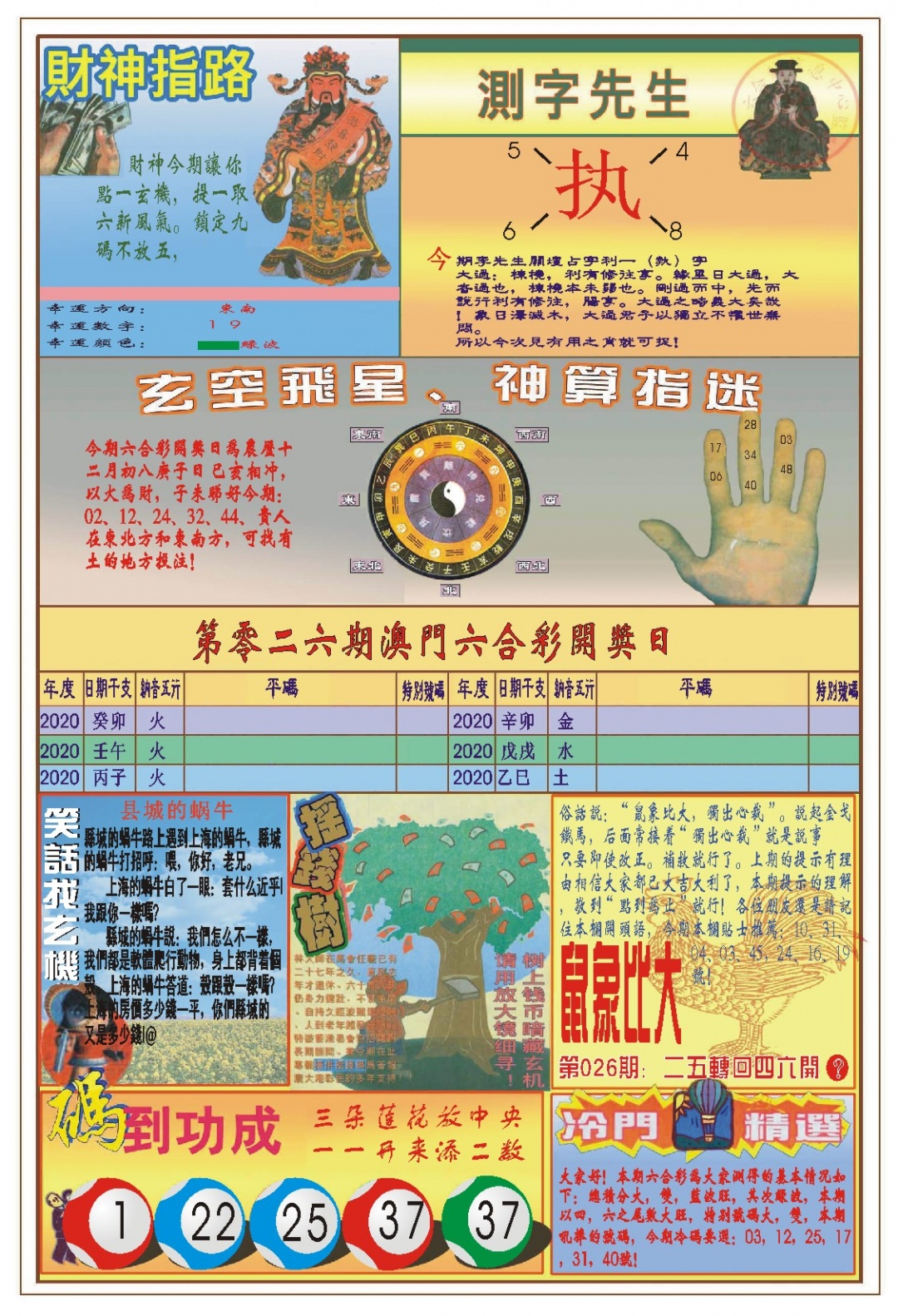 026期(新版)四柱预测B[图]