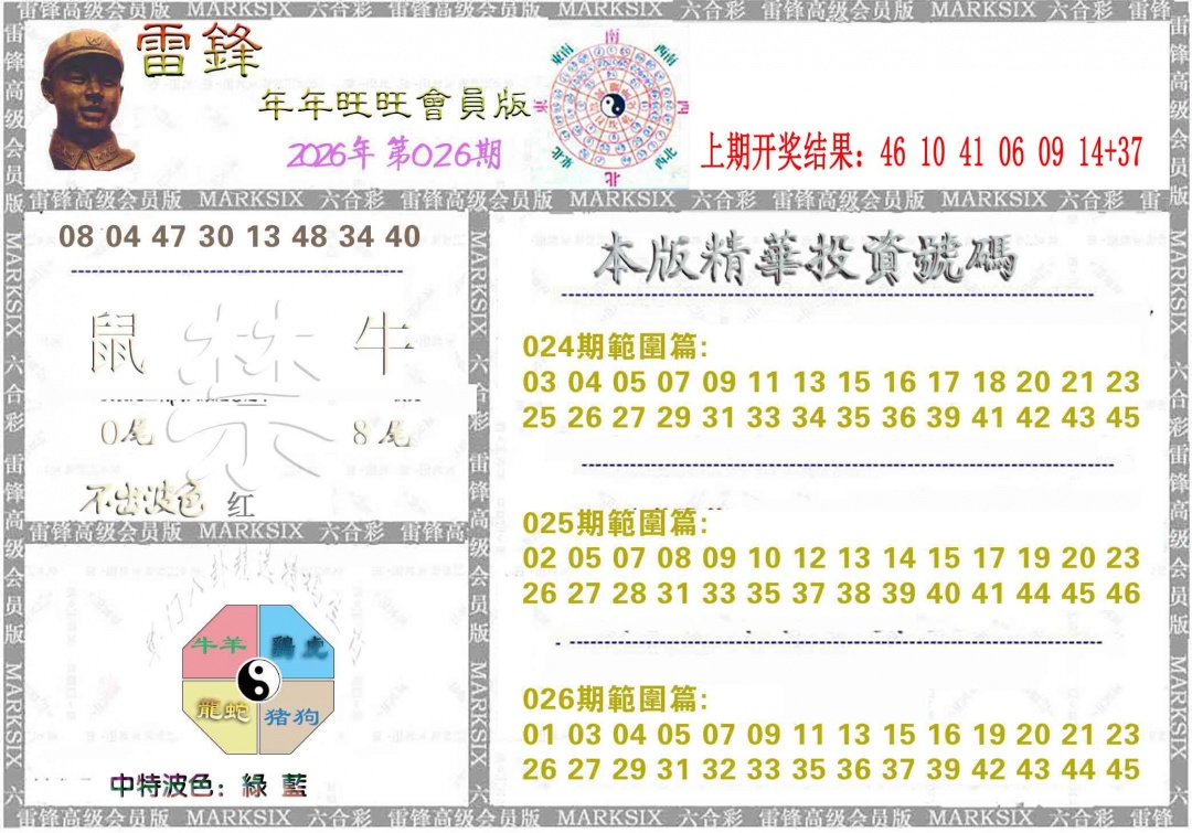 026期雷锋鼠年旺旺版[图]