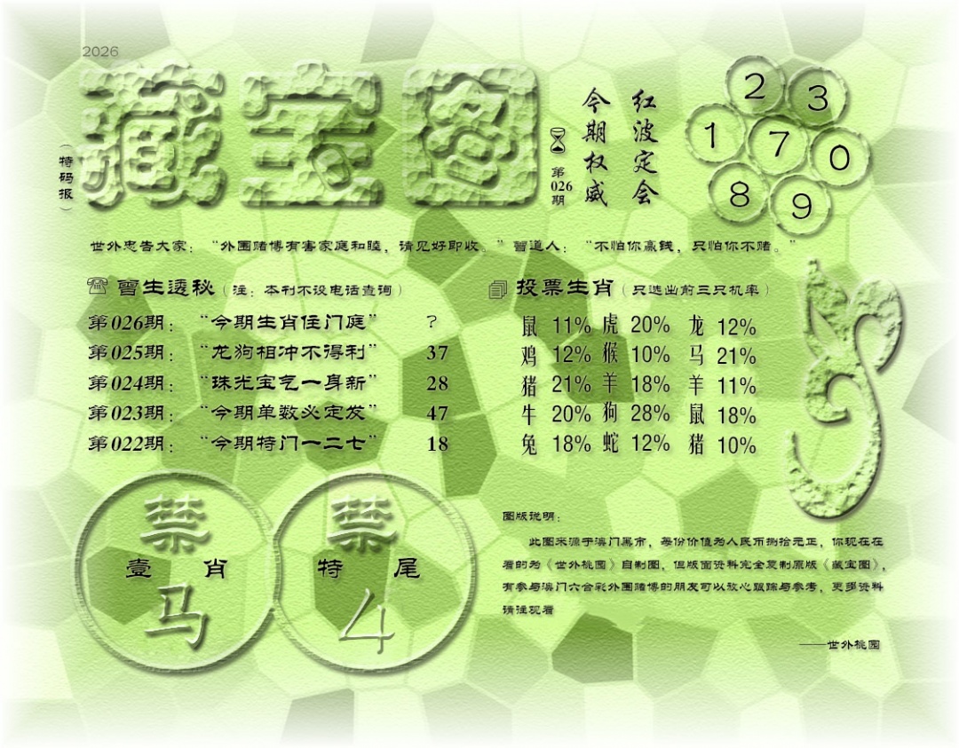 026期老《藏宝图》[图]