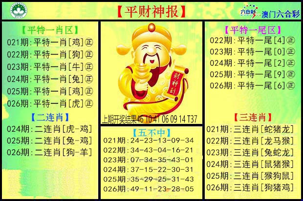 026期平财神[图]