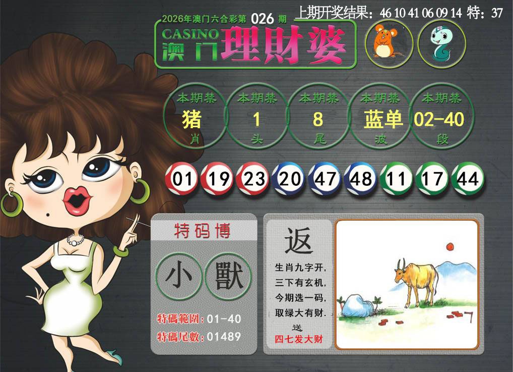 026期澳门理财婆[图]