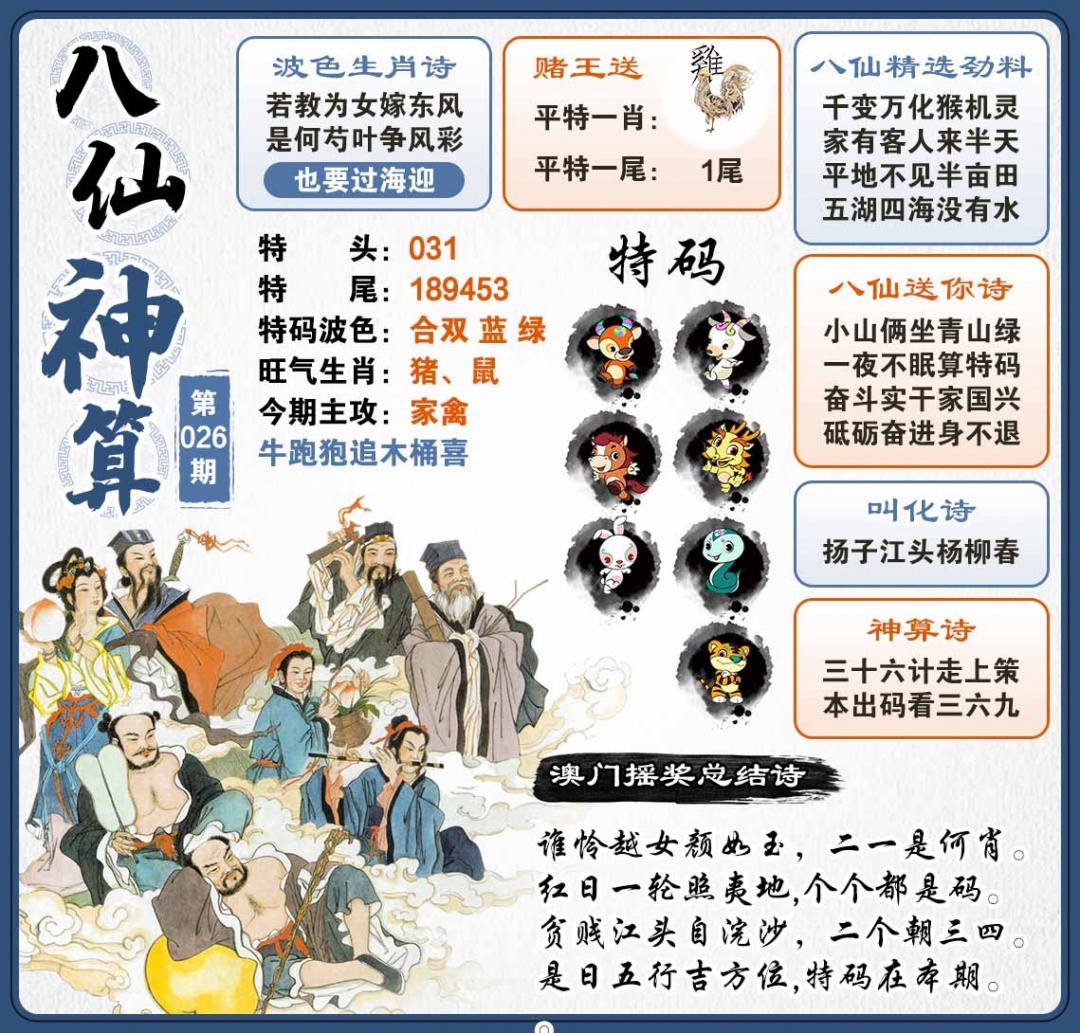 026期八仙神算[图]