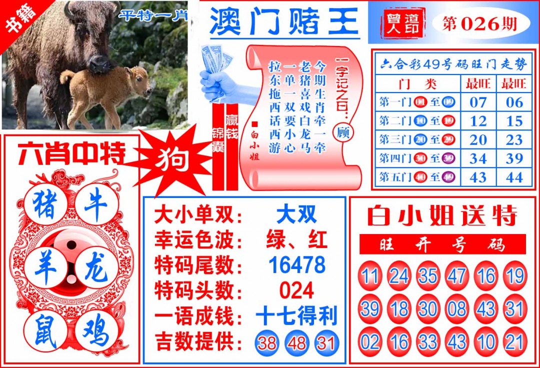 026期澳门赌王天书[图]