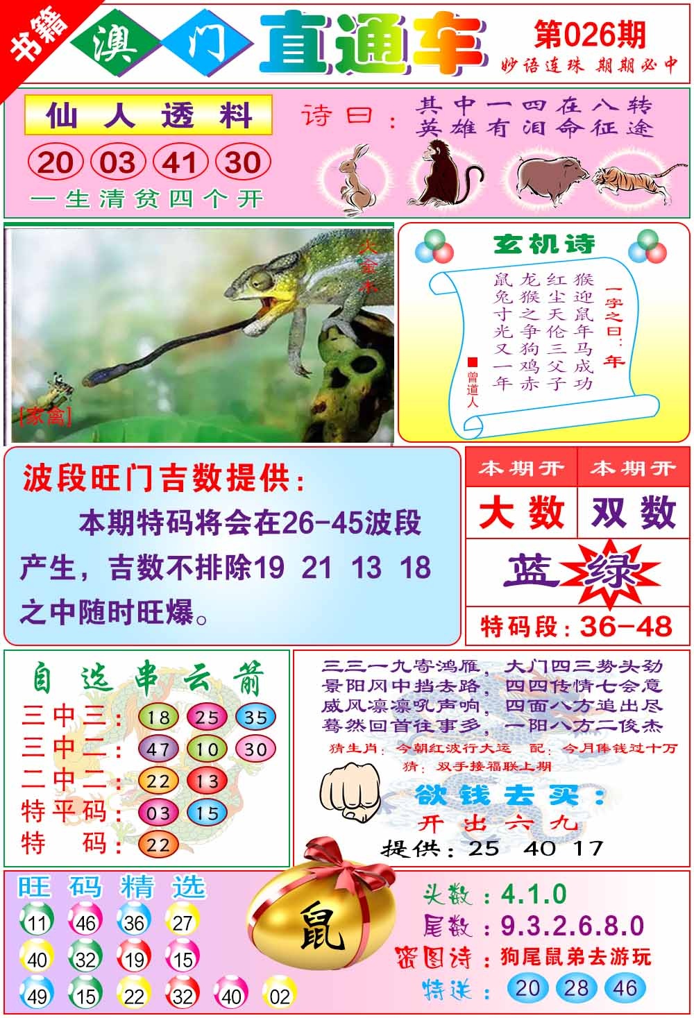 026期白姐直通车[图]