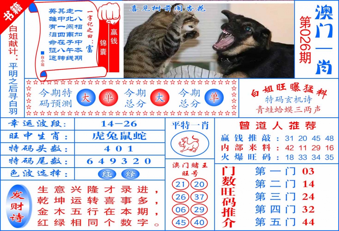 026期澳门东北虎[图]