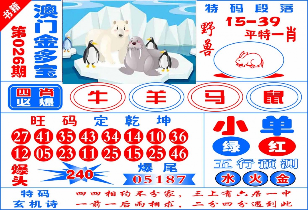026期澳门金元宝[图]