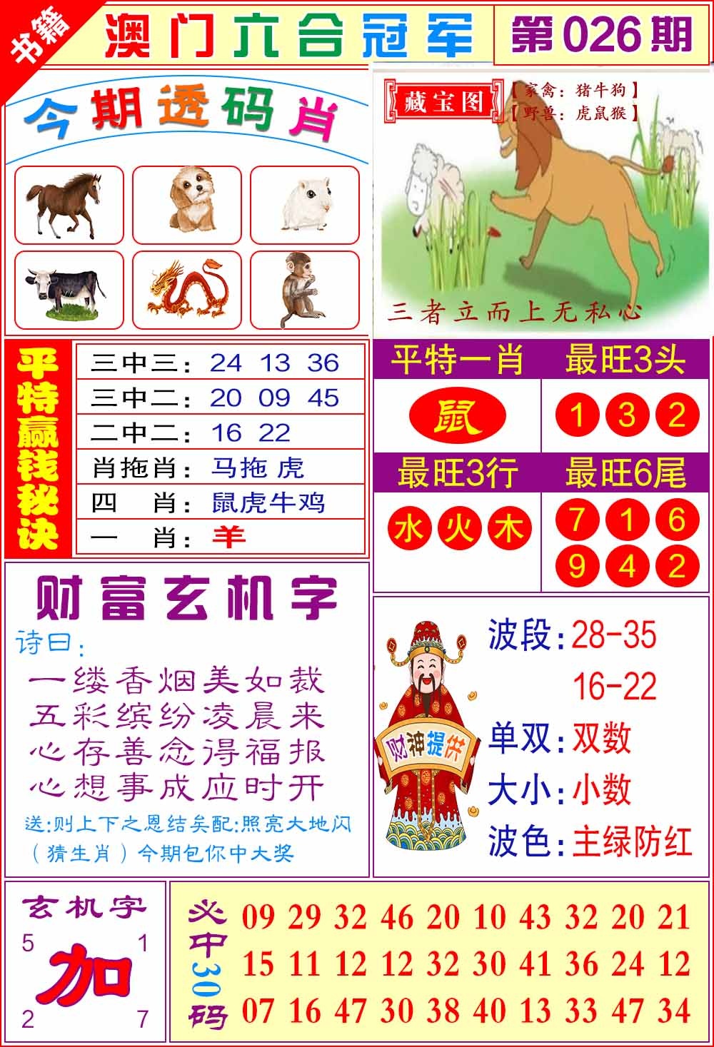 026期澳门六合冠军[图]