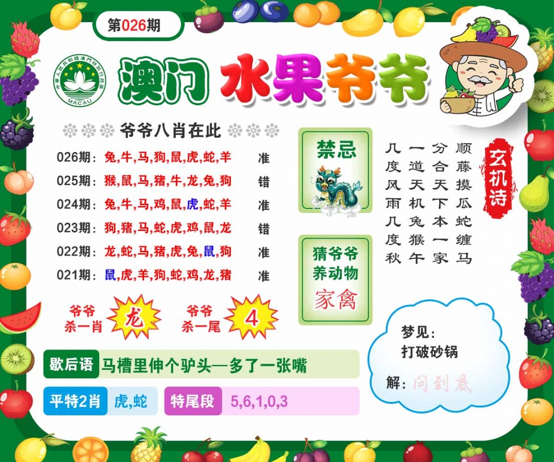 026期水果爷爷[图]