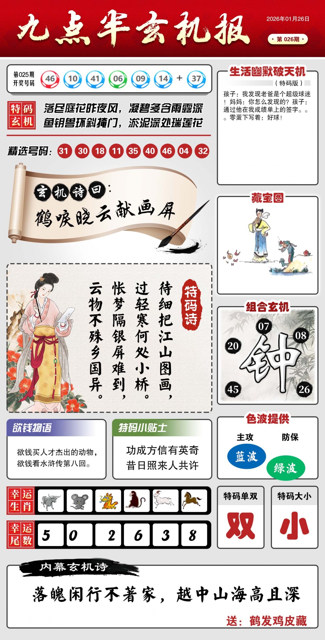 026期九点半玄机报[图]