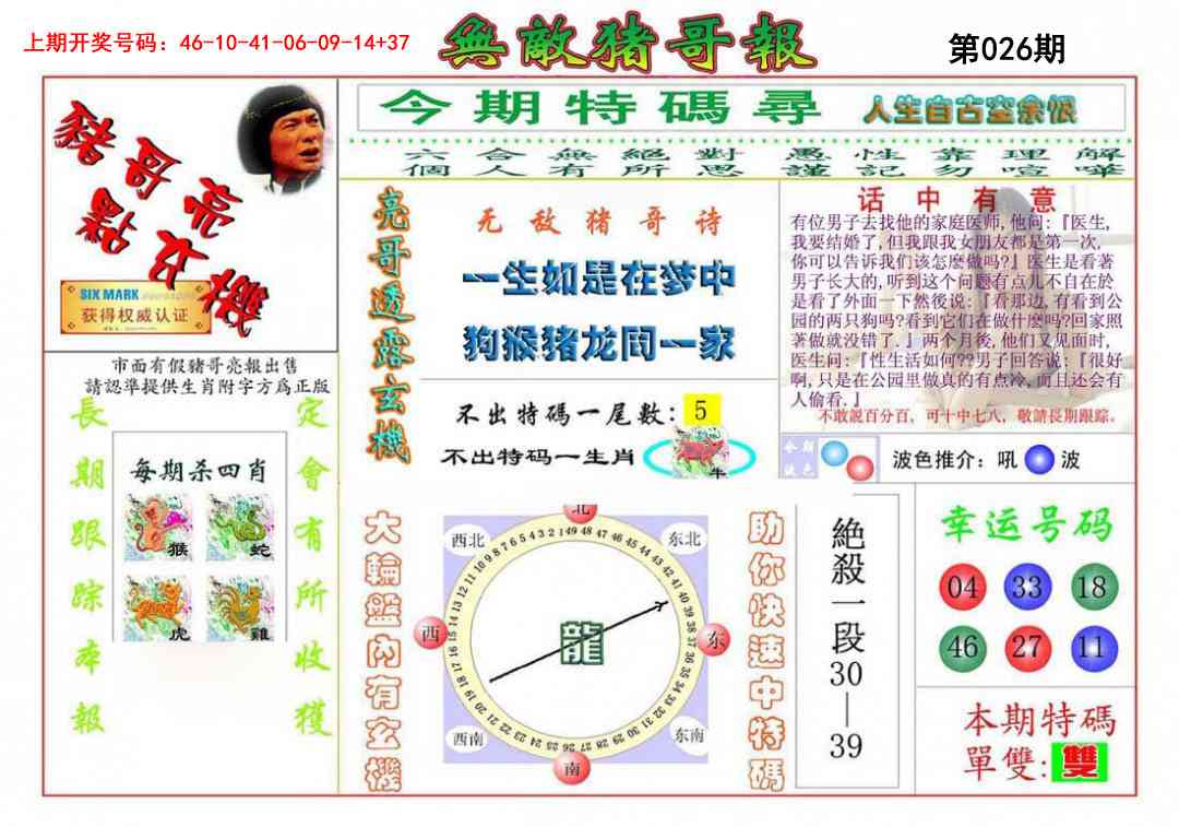 026期无敌猪哥[图]