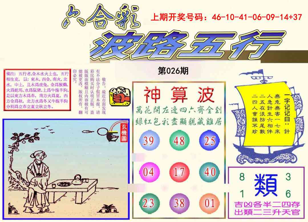 026期波路五行[图]