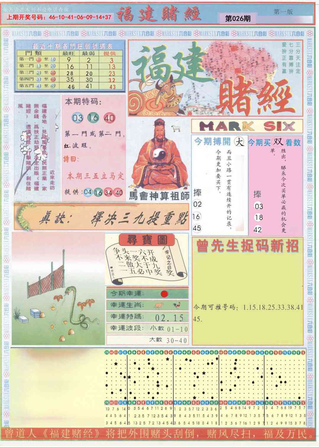 026期福建赌经A[图]