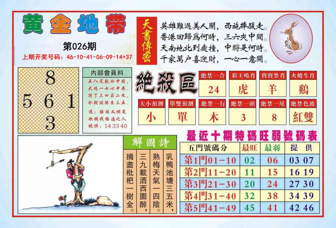 026期黄金地带[图]